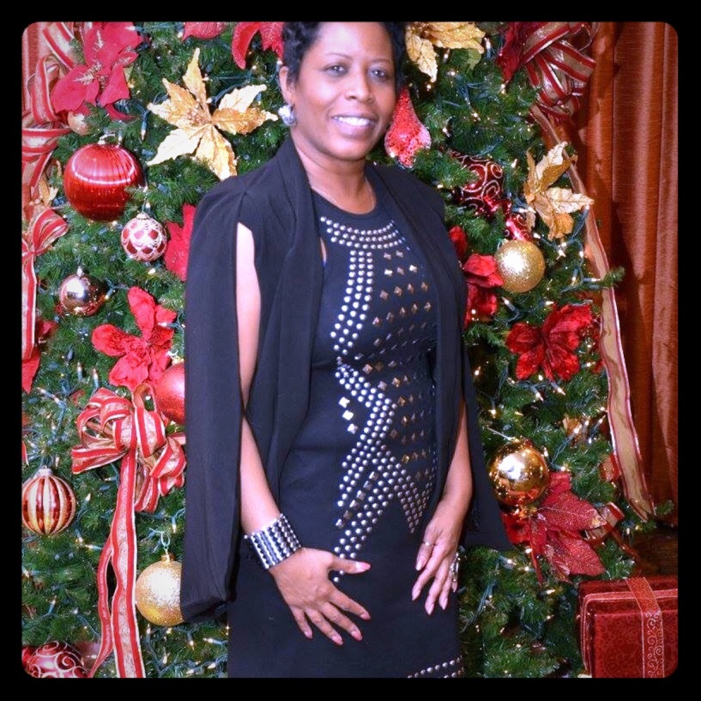 Express studded dress